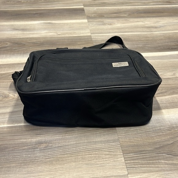 🧡💙 Black  small carry on bag / travel bag / electronics bag - Picture 5 of 9